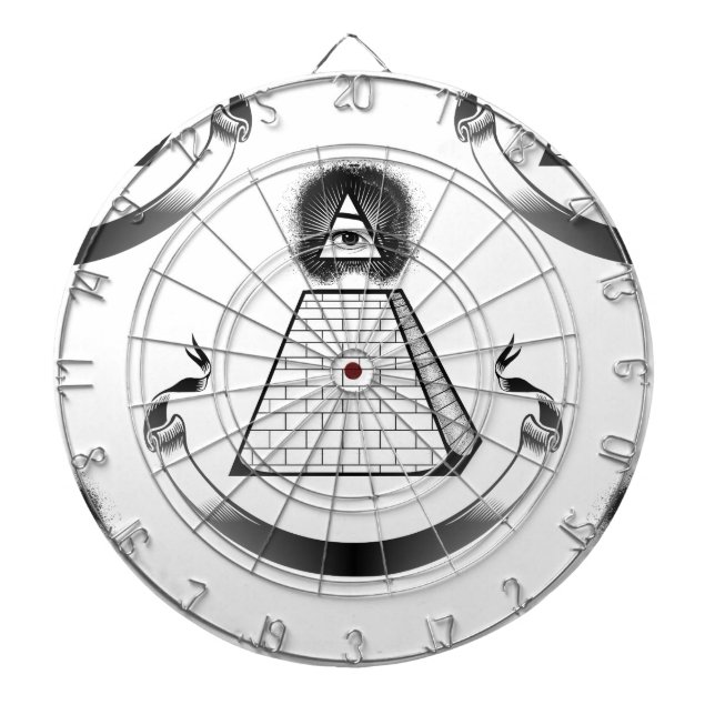 Cible De Fléchettes illuminati (Devant)