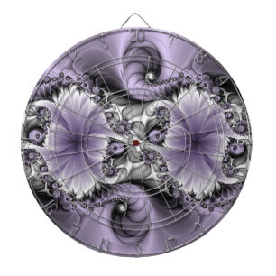 Cible De Fléchettes Illusion de lilas Art floral abstrait fractal Fant