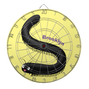 Cible De Fléchettes Illustration de dessin mignon millipede