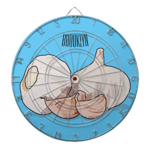 Cible De Fléchettes Illustration de dessin sur l'ail
