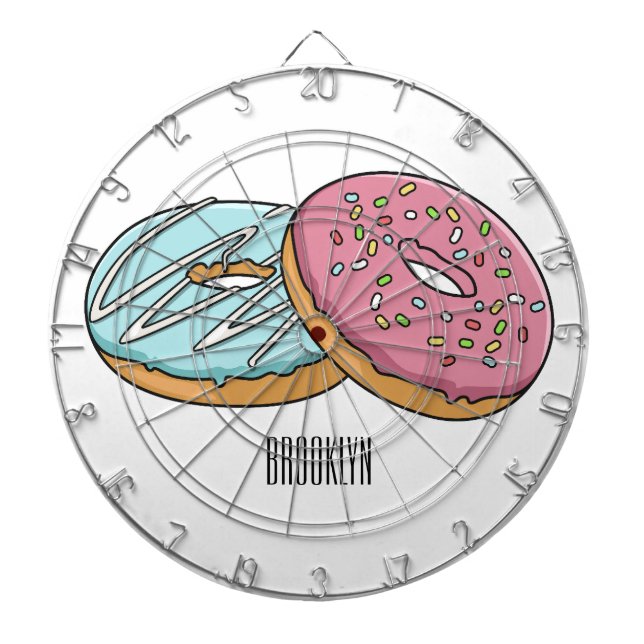 Cible De Fléchettes Illustration de Donut (Devant)