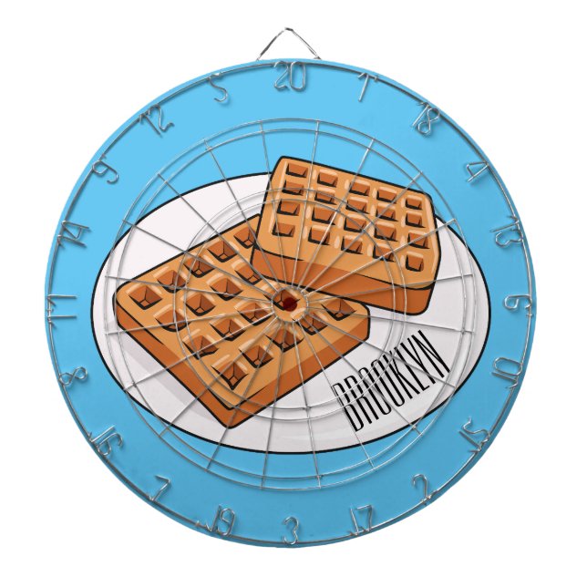 Cible De Fléchettes Illustration de gaufre (Devant)