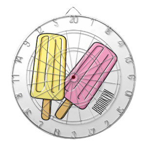 Cible De Fléchettes Illustration de Ice pop