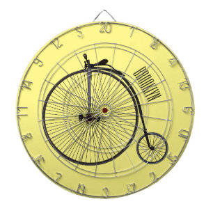 Cible De Fléchettes Illustration de la bande dessinée de vélo à grande