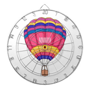 Cible De Fléchettes Illustration de la montgolfière