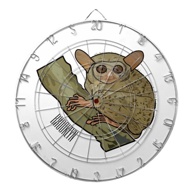 Cible De Fléchettes Illustration de Tarsier (Devant)