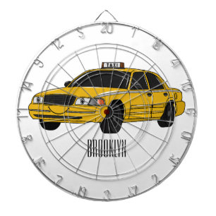 Cible De Fléchettes Illustration de taxi