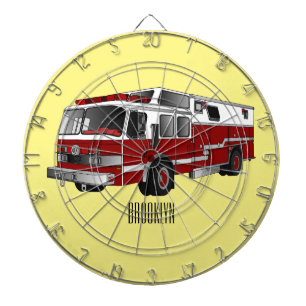 Cible De Fléchettes Illustration du moteur à incendie