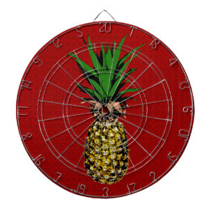 Cible De Fléchettes Image Newsprint ananas