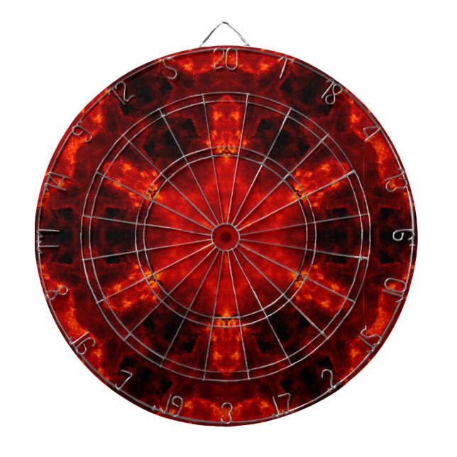 Cible De Fléchettes Inferno Nexus - Fiery Kaleidoscope Art (Devant)