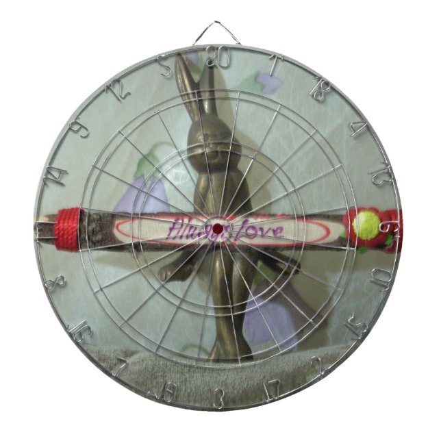 Cible De Fléchettes Inspirational Rabbit : Always Love Sign Art Print (Devant)