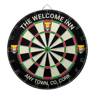 Cible De Fléchettes Irish County Cork Irlande Dartboard