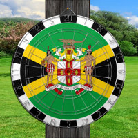 Jamaica Dartboard & Jamaican Flag / jeu board