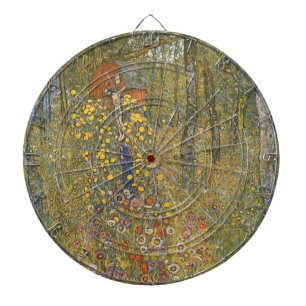 Cible De Fléchettes Jardin agricole avec Crucifix (par Gustav Klimt)