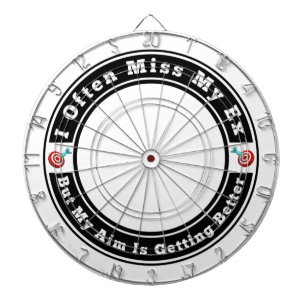 Cible De Fléchettes Je Me Manque Souvent Mon Ex