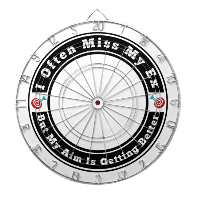Cible De Fléchettes Je Me Manque Souvent Mon Ex (Devant)