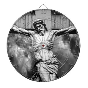 Cible De Fléchettes Jésus sur une croix