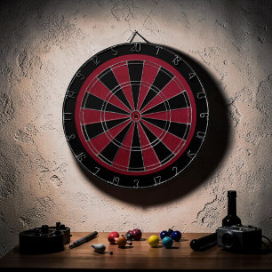 Cible De Fléchettes Jeu personnalisé Grunge Rouge