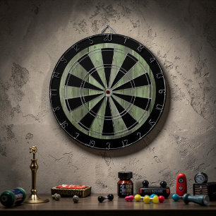 Cible De Fléchettes Jeu personnalisé Grunge vert