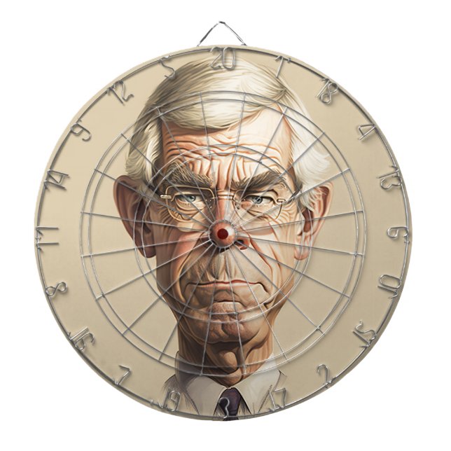Cible De Fléchettes John Major Dartboard (Devant)