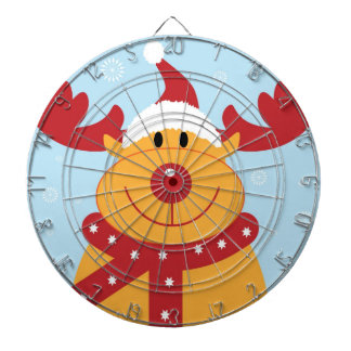 Cible De Fléchettes Joli renne de Noël