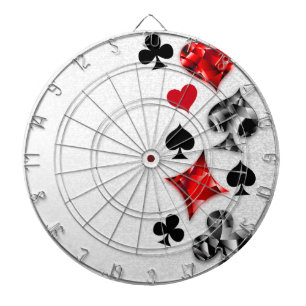 Cible De Fléchettes Joueur de poker Joueur de cartes de jouer costumes