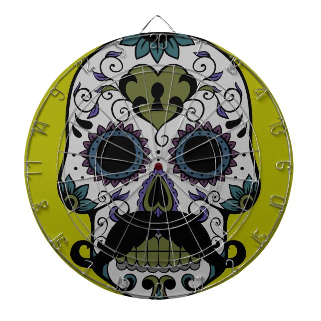 Cible De Fléchettes Jour de moustache des morts (Devant)