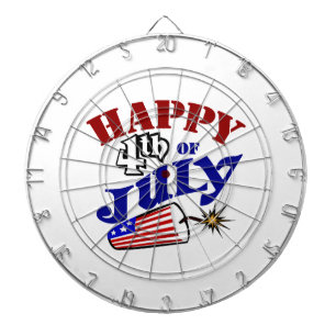 Cible De Fléchettes Joyeux 4 juillet