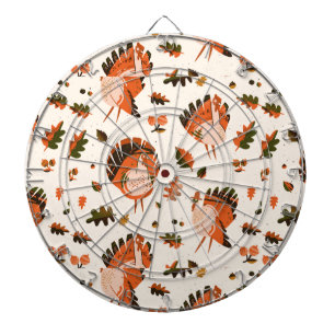 Cible De Fléchettes Joyeux cadeau motif de la fête de la Turquie de T