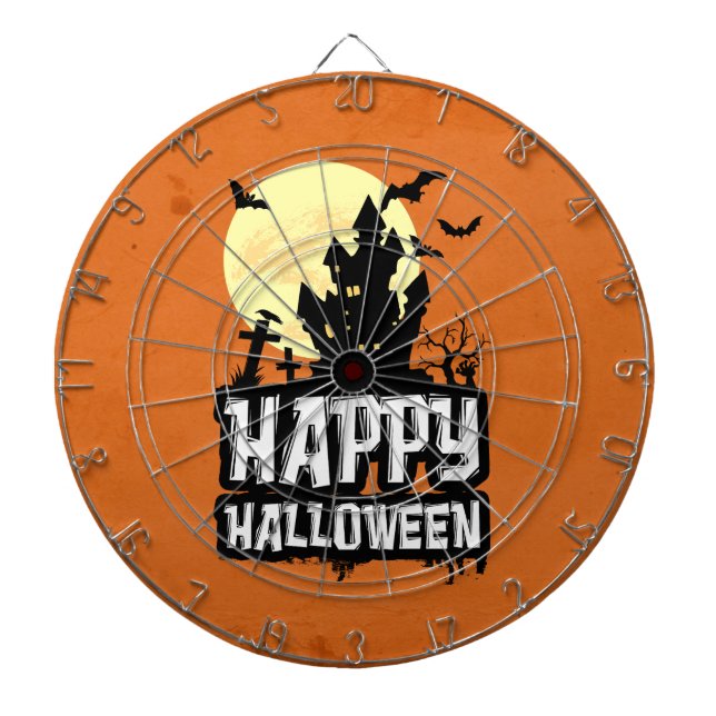 Cible De Fléchettes Joyeux Halloween (Devant)