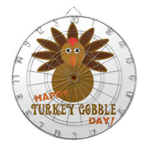Cible De Fléchettes Joyeux Jour de la grogne turque Thanksgiving