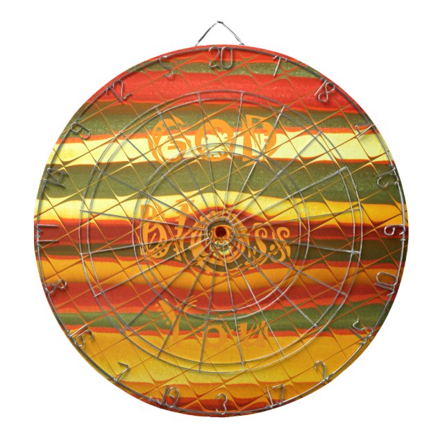 Cible De Fléchettes Joyeux Noël Dieu Béni Vous Couleurs Design (Devant)