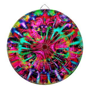 Cible De Fléchettes Kaleidoscope Apophyse Fractal Art - I