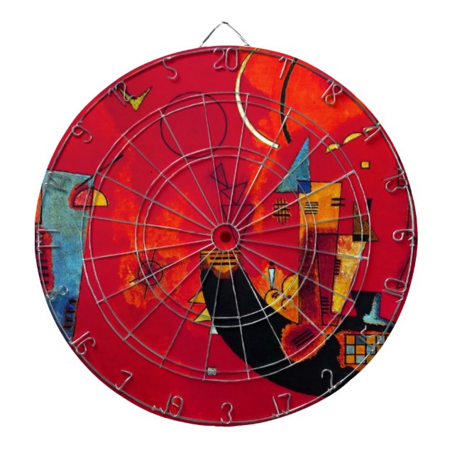 Cible De Fléchettes Kandinsky Mit und Gegen (Devant)