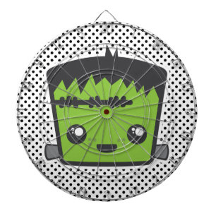 Cible de flechettes Kawaii Frankenstein