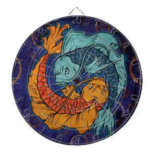 Cible De Fléchettes Koi Fish