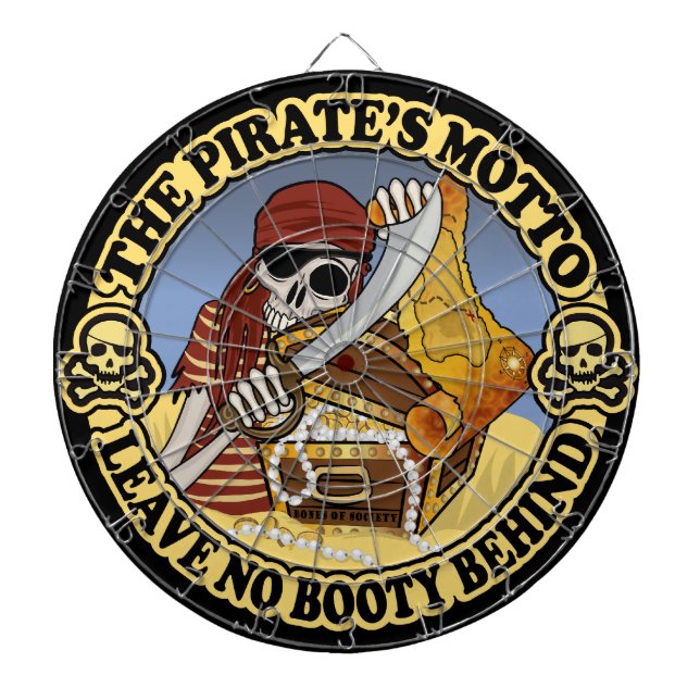 Cible De Fléchettes La devise du pirate (Devant)