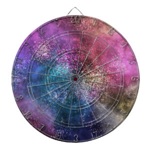 Cible De Fléchettes La Galaxie colorée