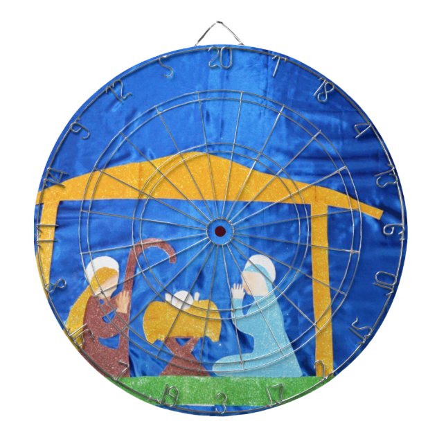 Cible De Fléchettes La Nativité (Devant)