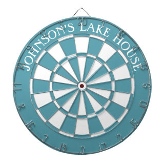 Cible De Fléchettes Lake House Beach Nom de famille Dartboard and Dart