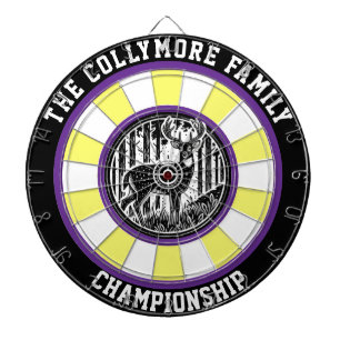 Cible De Fléchettes Le cerf dans l'art ciblé de la forêt