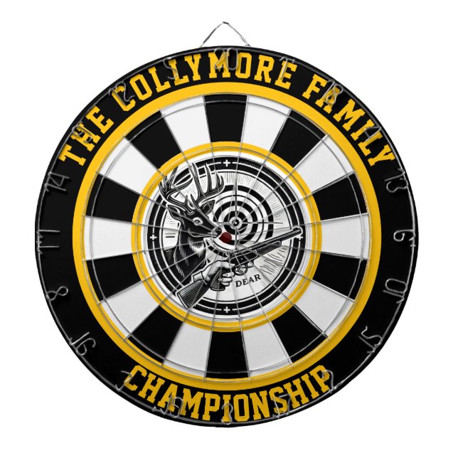 Cible De Fléchettes Le cerf dans l'art forestier pacifique (Devant)