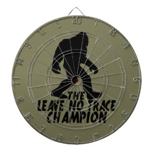 Cible De Fléchettes Le Champion de Leave No Trace Funny Bigfoot