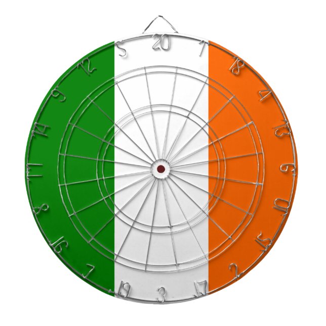 Cible De Fléchettes Le drapeau de l'Irlande (Devant)