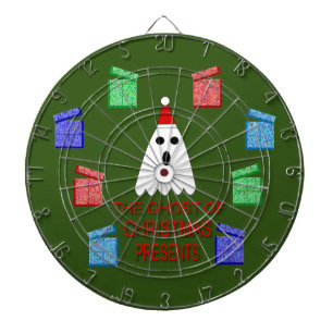 Cible De Fléchettes Le fantôme de Noël présente drôle