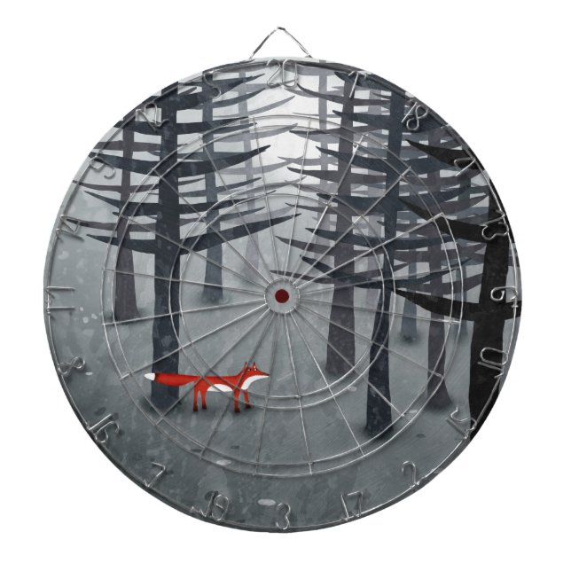 Cible De Fléchettes Le renard et la forêt (Devant)