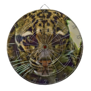 Cible De Fléchettes Leopard obscurci