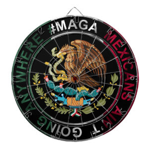 Cible De Fléchettes Les Mexicains MAGA ne vont nulle part