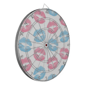 Cible De Fléchettes Lèvres bleues et roses Motif, Baguette à lèvres, B