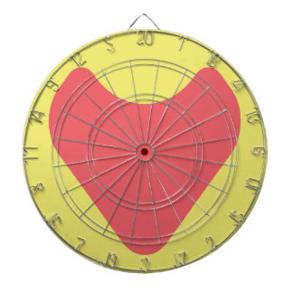 CIBLE DE FLÉCHETTES LOVE HEART COMBINATION COLORS BY MASANSER